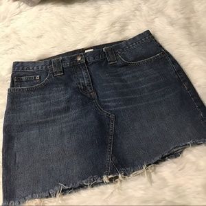 J crew denim skirt